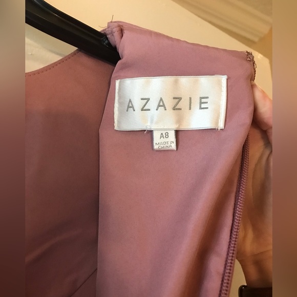 Azazie Lindie Bridesmaid Dress Size 8 Vintage Mauve - Picture 8 of 8